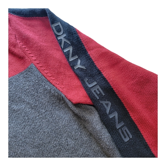 DKNY Quarterzip Men's Medium Sweater - Picture 5 of 7
